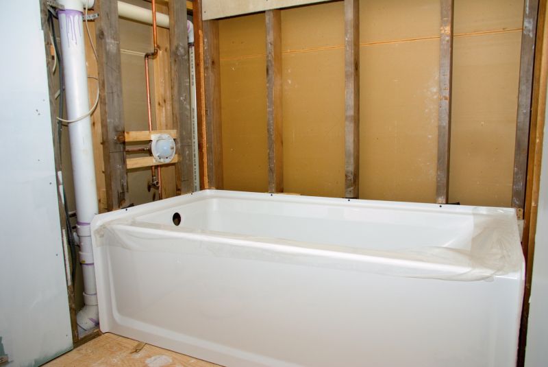 Newly Installed Bathtub